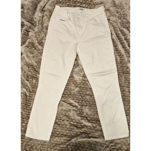 PAIGE Skyline Ankle Peg jean white women jeans 28